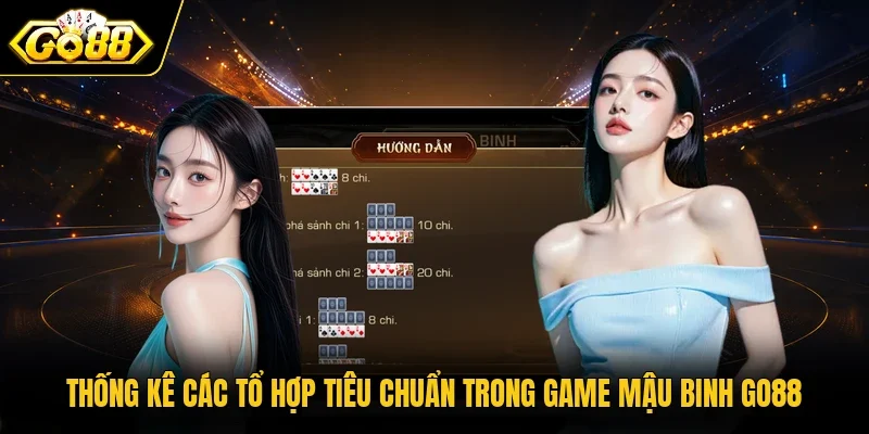 Thống kê các tổ hợp tiêu chuẩn trong game Mậu Binh Go88